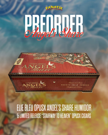 Elie Bleu OpusX Angel’s Share Humidor + 60 Limited Release “Stairway to Heaven” OpusX cigars PLUS FREE GIFT SET
